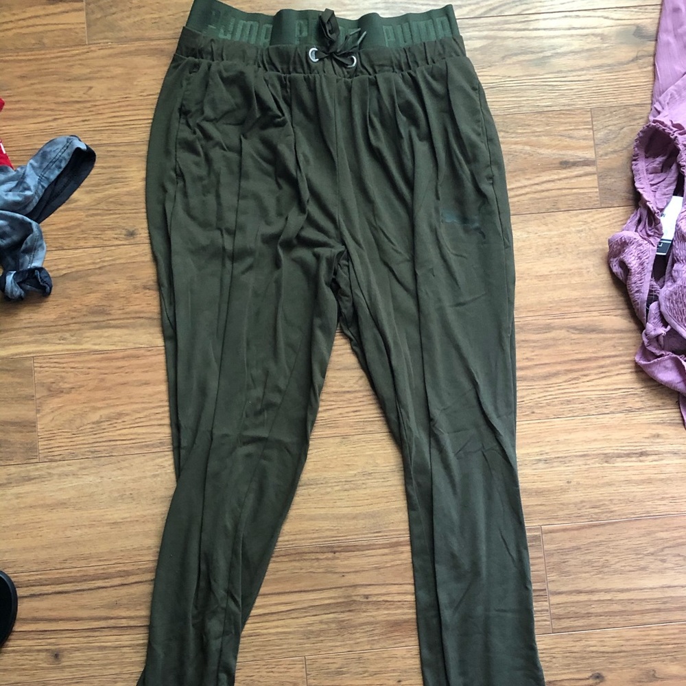 Long Flowy Puma Sweatpants